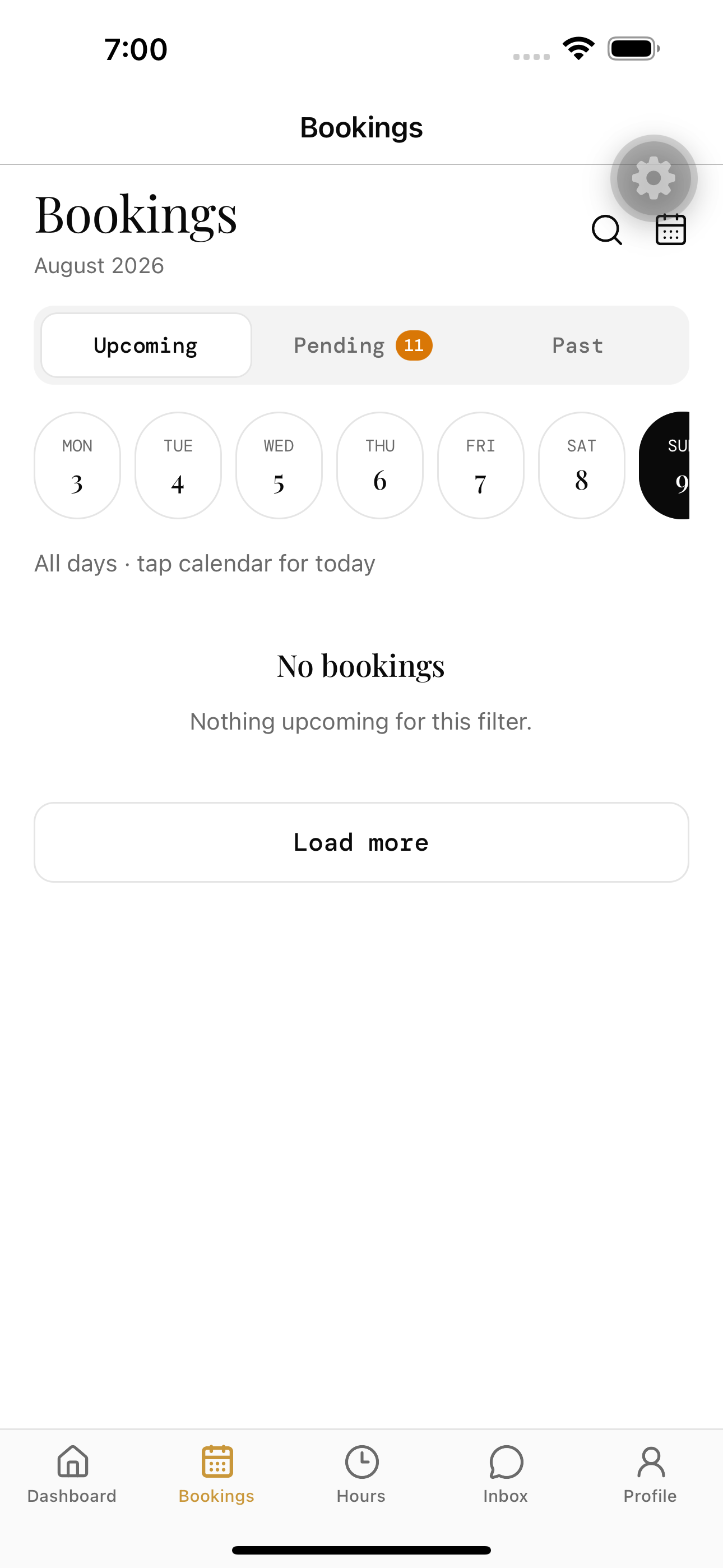 Beru bookings