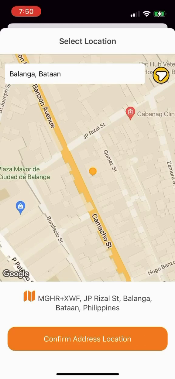 Mangan.ph map location result